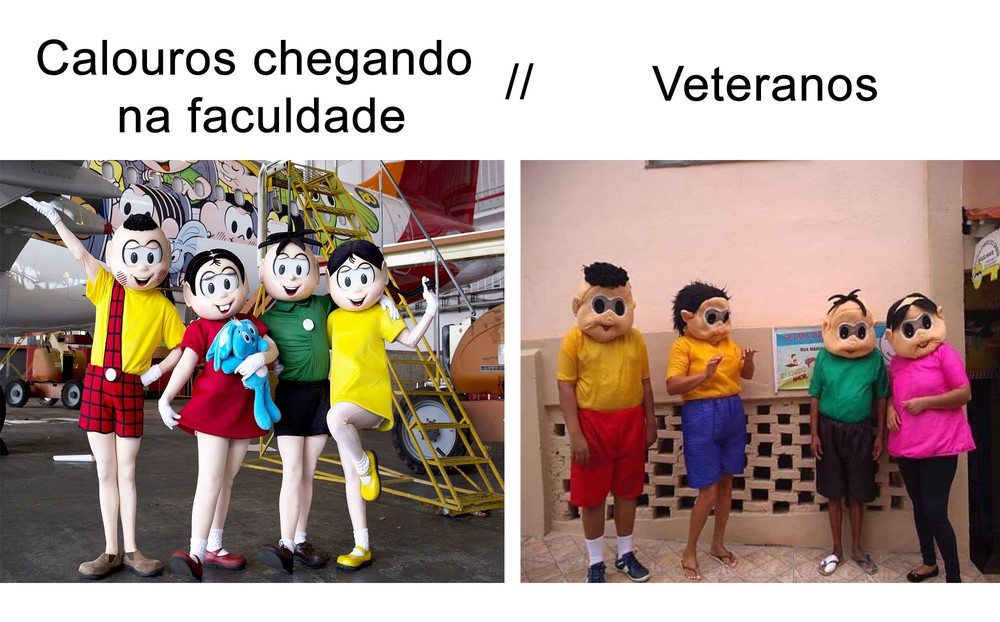 Turma da Mônica original visita escola em MG após versão humilde ter virado  meme na internet, Zona da Mata